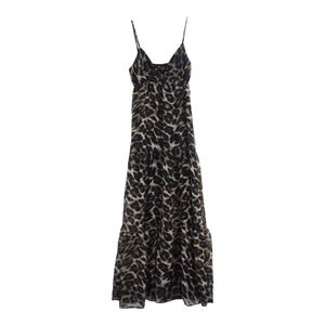 PASSPORT Women's Size Small Sleeveless Animal Print Midi Dress